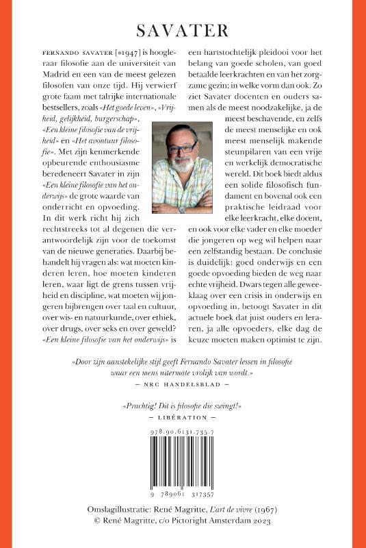 Een kleine filosofie van het onderwijs achterkant