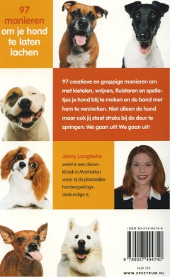97 manieren om je hond te laten lachen achterkant