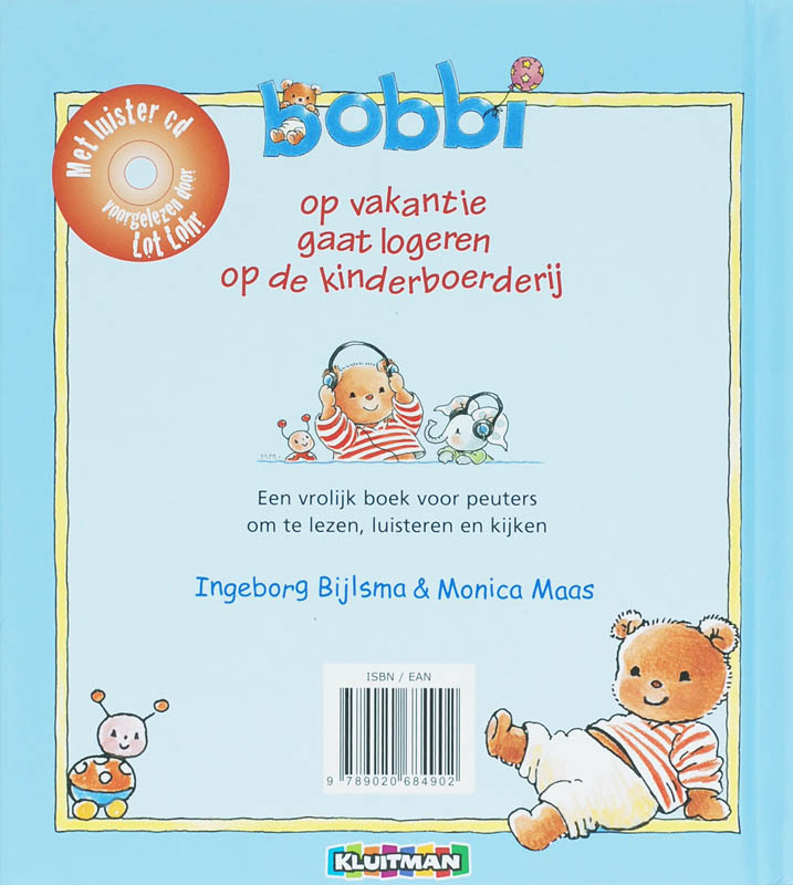 Bobbi Omnibus Met Luister Cd achterkant