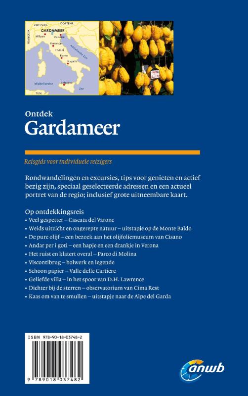 Gardameer / ANWB ontdek achterkant