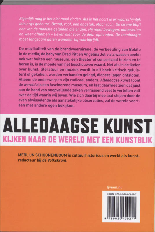 Alledaagse kunst achterkant