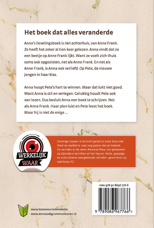 Het boek dat alles veranderde / Werkelijk/Waar achterkant