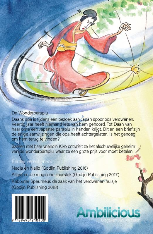 De wonderparaplu achterkant