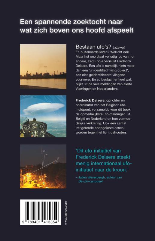 Ufo's in België en Nederland achterkant