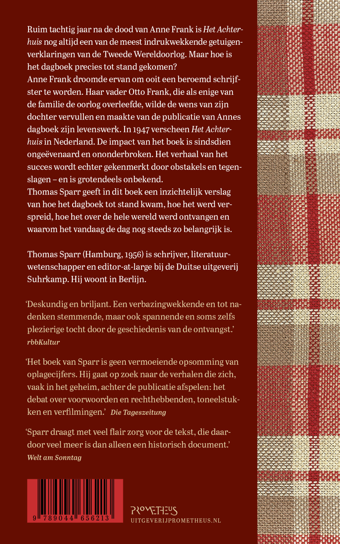 Ik wil nog voortleven, ook na mijn dood! achterkant