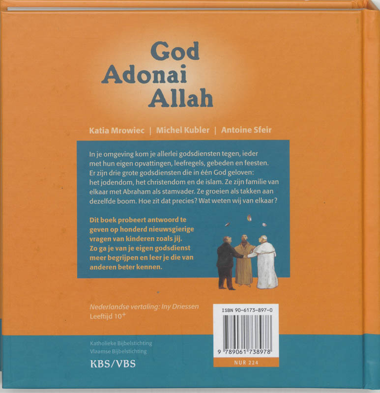 God, Adonai, Allah God, Adonai, Allah achterkant