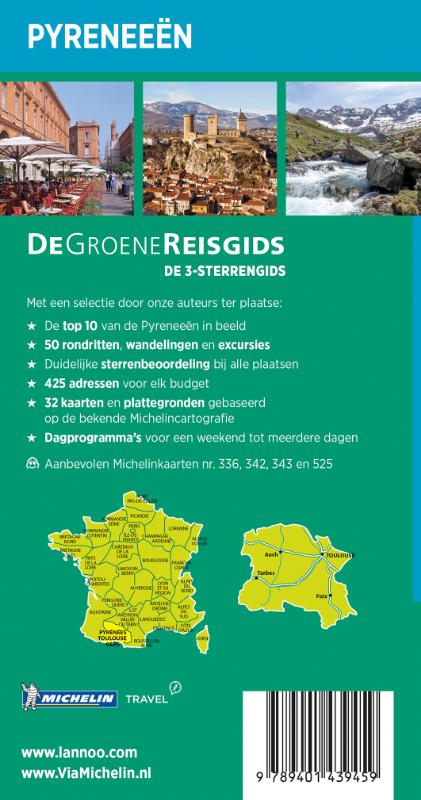 De Groene Reisgids  -   Pyreneeën achterkant