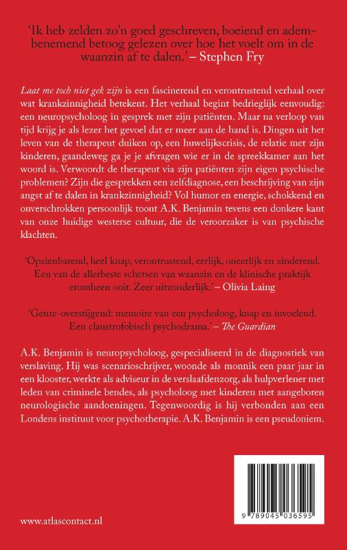 Laat me toch niet gek zijn Laat me toch niet gek zijn achterkant