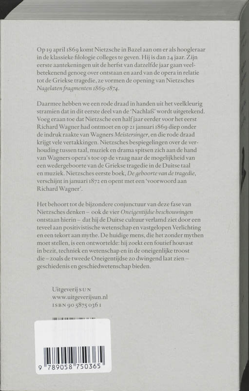 Nagelaten fragmenten achterkant