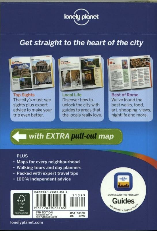 Rome / Lonely Planet Pocket Guide achterkant