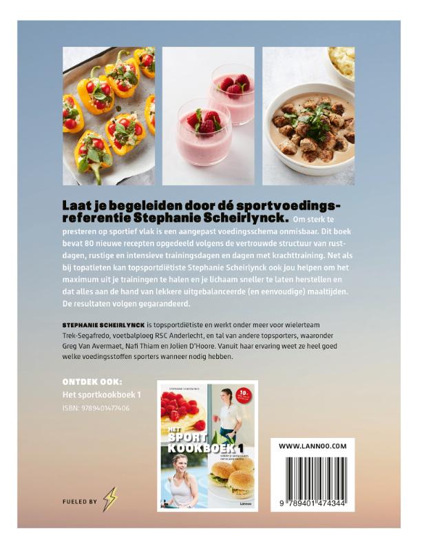 Verbeter je sportprestaties met de juiste voeding / Het sportkookboek / 2 achterkant