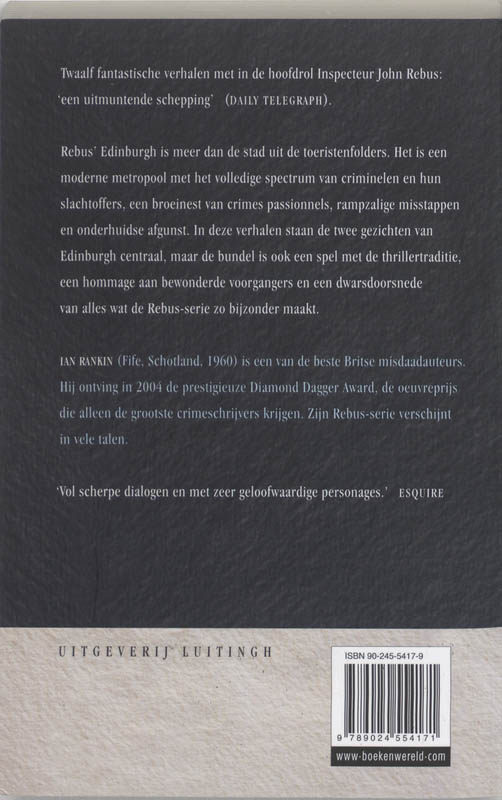 De gehangene / John Rebus / 3.5 achterkant