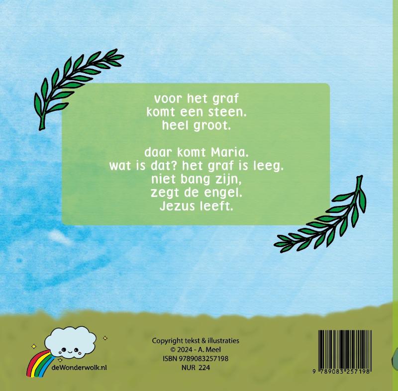 Ik lees zelf het paasverhaal / Bijbelverhalen voor beginnende lezers / 2 achterkant