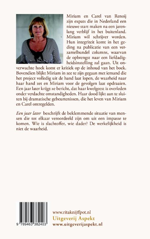 Een jaar later achterkant