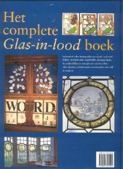 COMPLETE GLAS-IN-LOOD BOEK (HET) (3E DRUK) achterkant