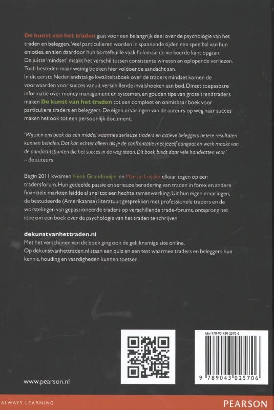 De kunst van het traden achterkant