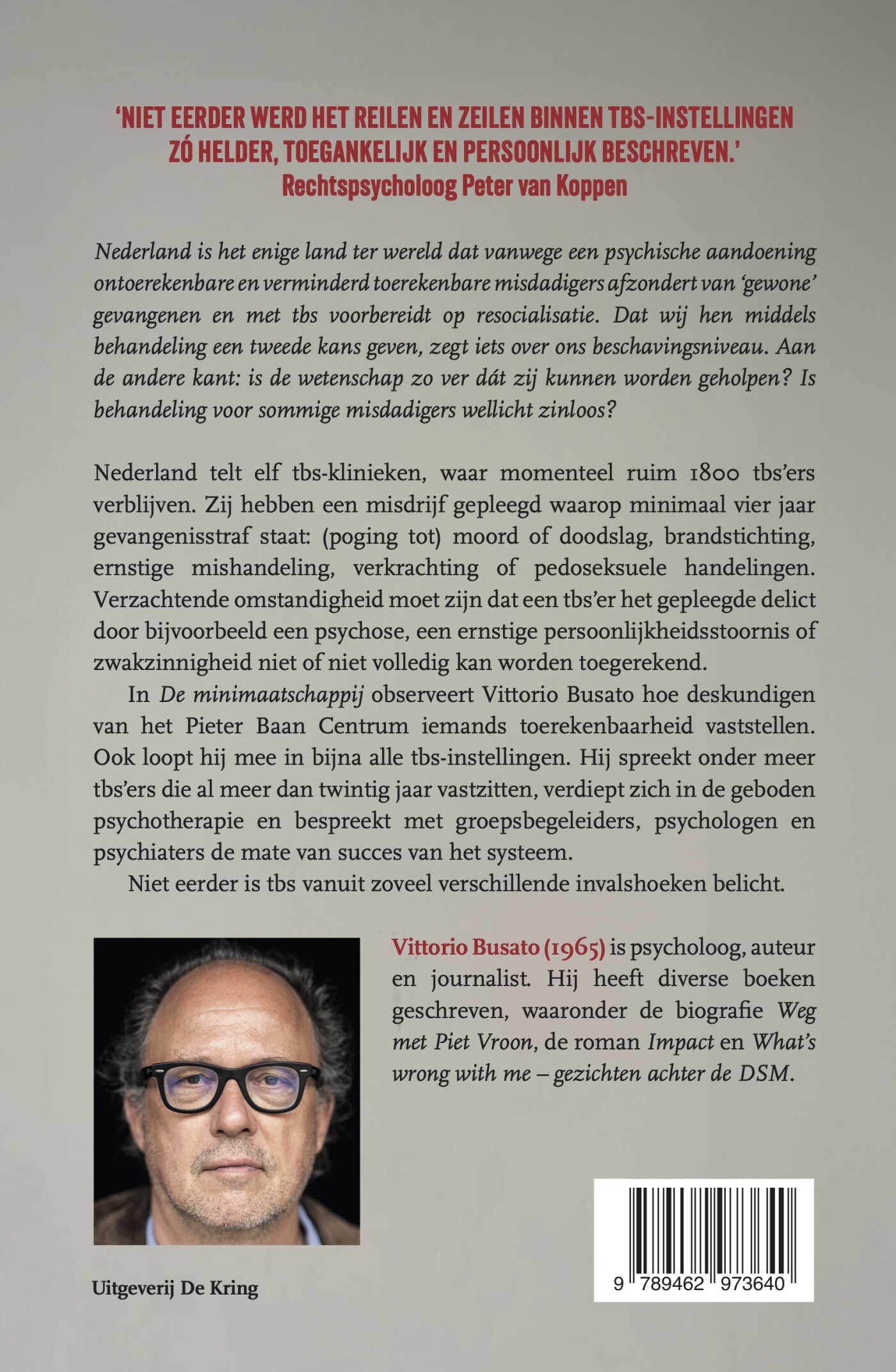 De minimaatschappij achterkant