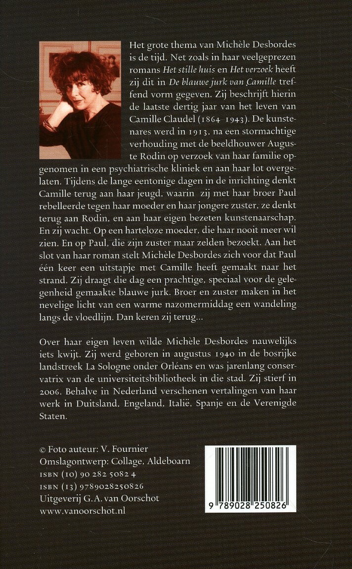 De blauwe jurk van Camille / Franse Bibliotheek achterkant