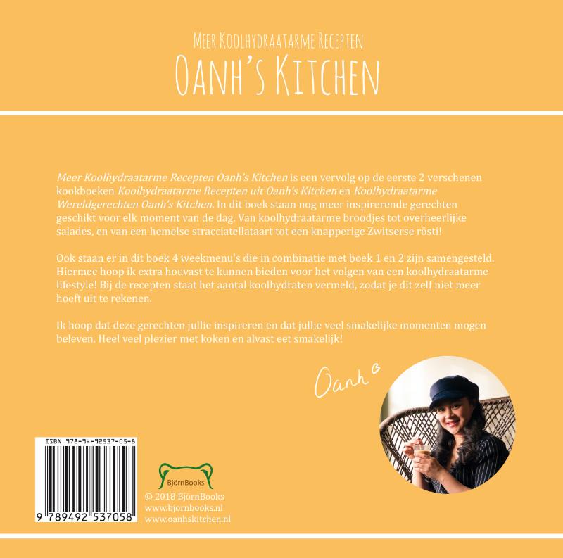 Meer Koolhydraatarme Recepten Oanh's Kitchen / Oanh's Kitchen Meer Koolhydraatarme Recepten Oanh's Kitchen / Oanh's Kitchen achterkant