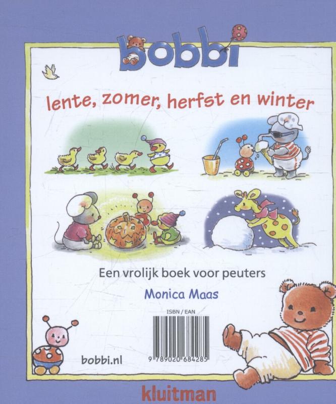 Bobbi - Lente, zomer, herfst en winter achterkant