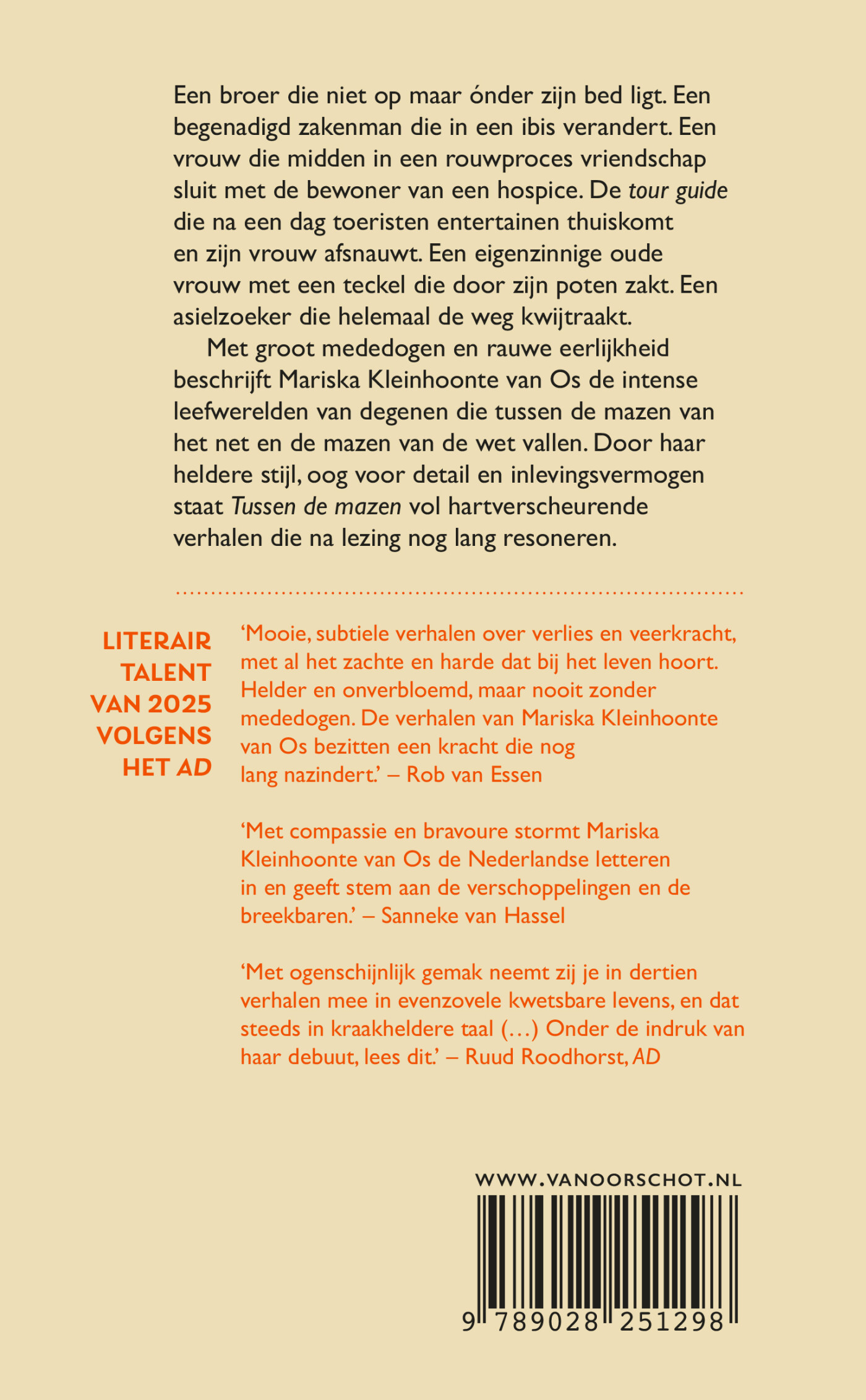 Tussen de mazen achterkant