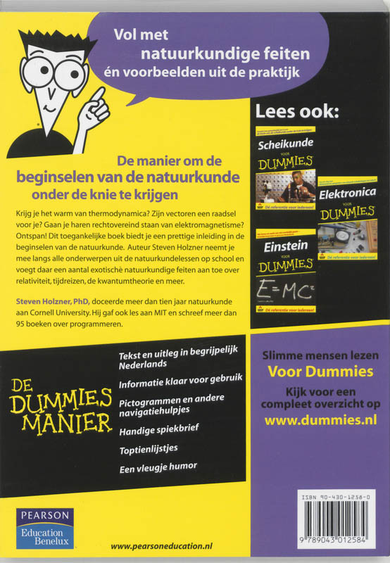 Voor Dummies - Natuurkunde voor Dummies achterkant