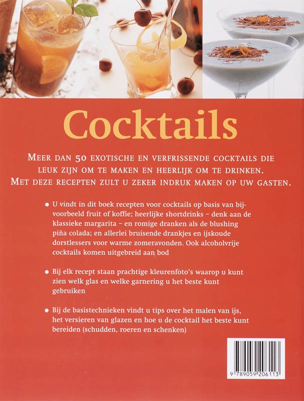 Cocktails achterkant