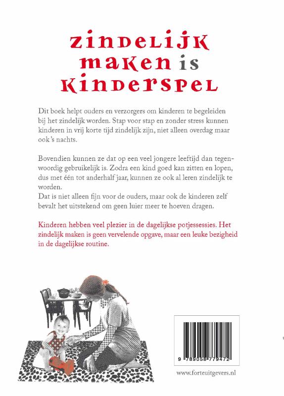 Zindelijk maken is kinderspel achterkant