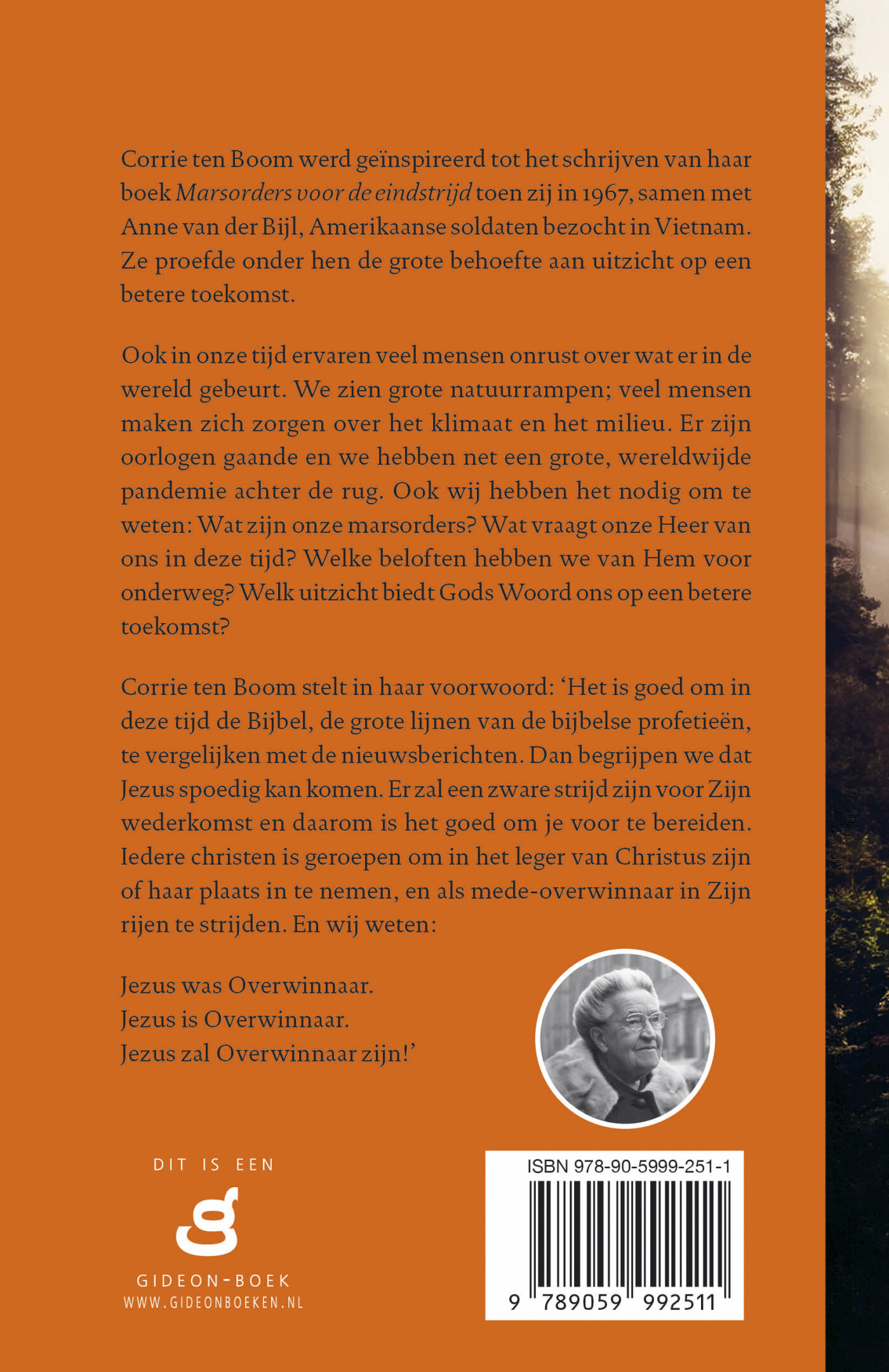 Marsorders voor de eindstrijd achterkant