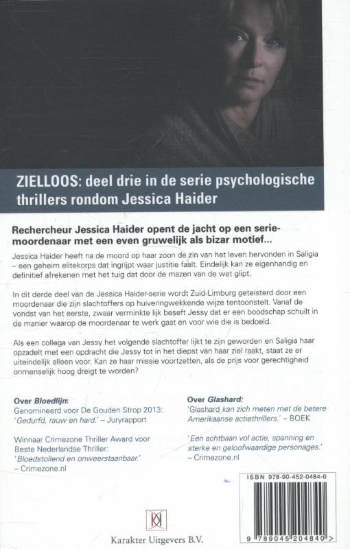 Zielloos / Jessica Haider achterkant