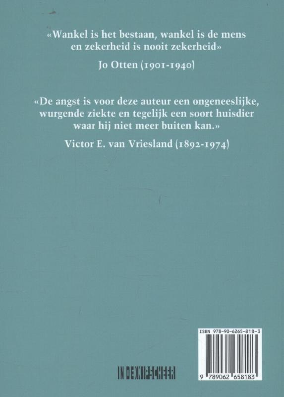 Verzameld werk van Jo Otten Kritisch en verhalend proza achterkant