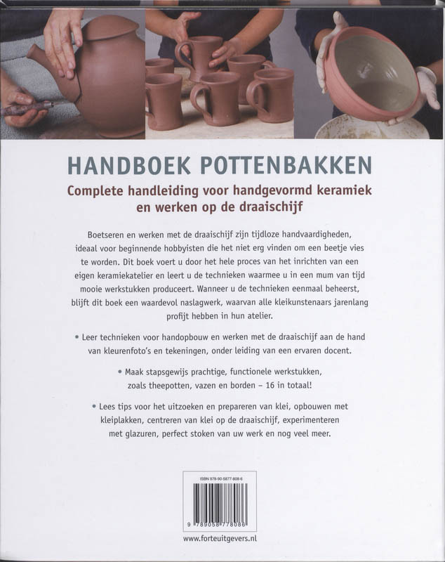 Handboek pottenbakken achterkant