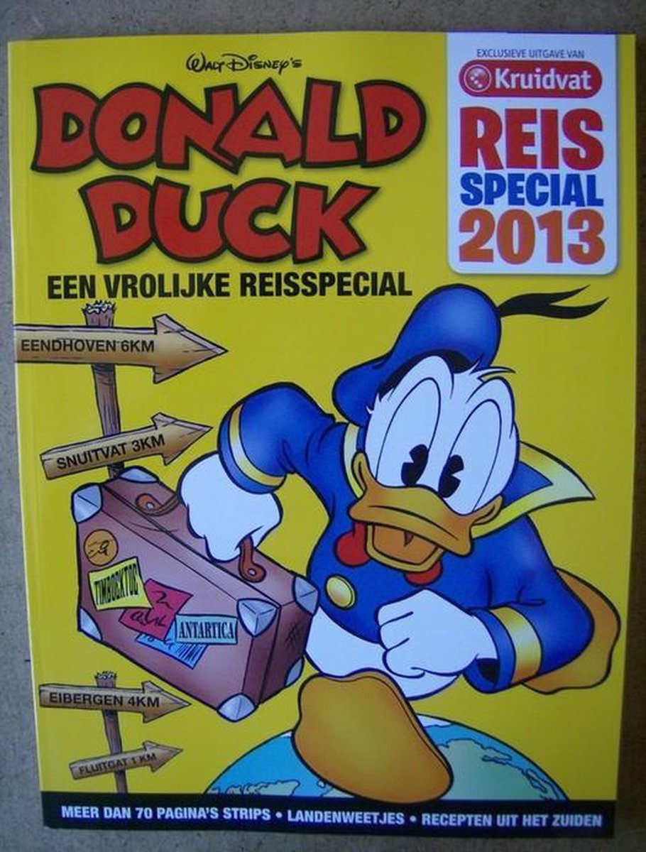 Donald Duck een vrolijk reisspecial 2013 van Kruidvat