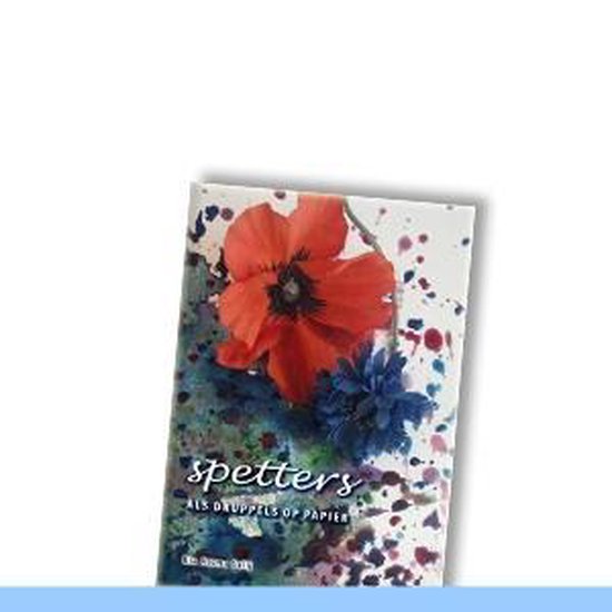 Spetters als druppels op papier