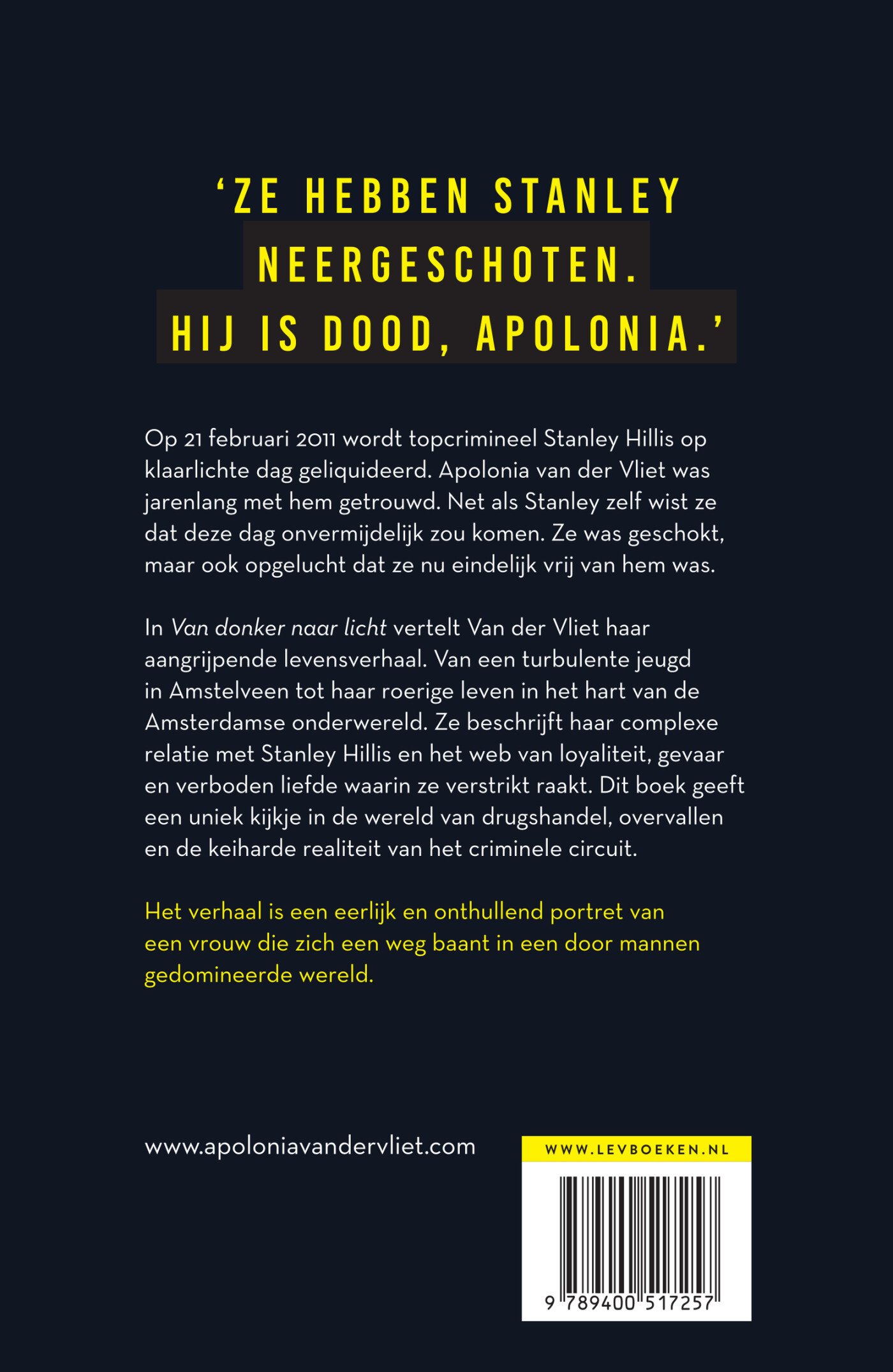 Van donker naar licht achterkant