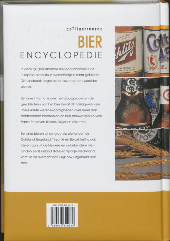Geillustreerde bier encyclopedie achterkant