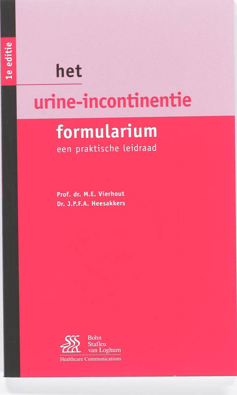 Urine-incontinentie formularium / Formularium