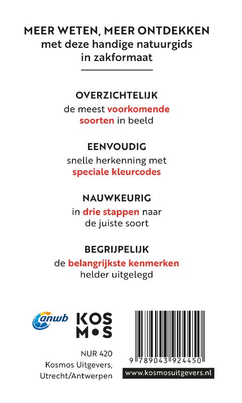 Paddenstoelen / ANWB Basis Natuurgids achterkant