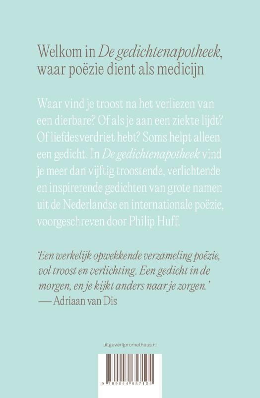 De gedichtenapotheek achterkant