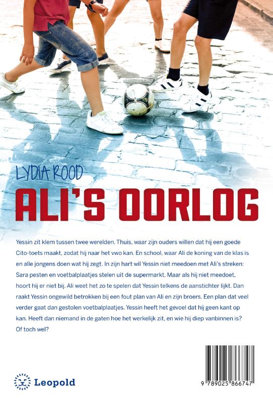 Ali's oorlog achterkant