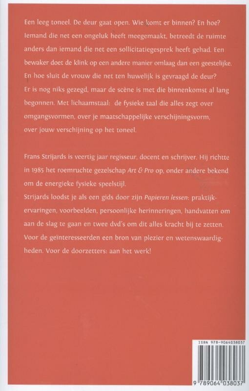Papieren lessen achterkant