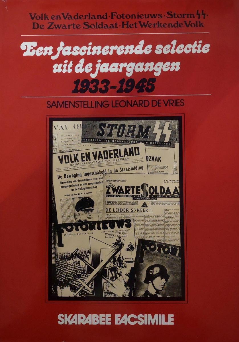boekenbalie_9789060711163_cover Volk en Vaderland - Fotonieuws - Storm SS - De Zwarte Soldaat - Het Werkende Volk
