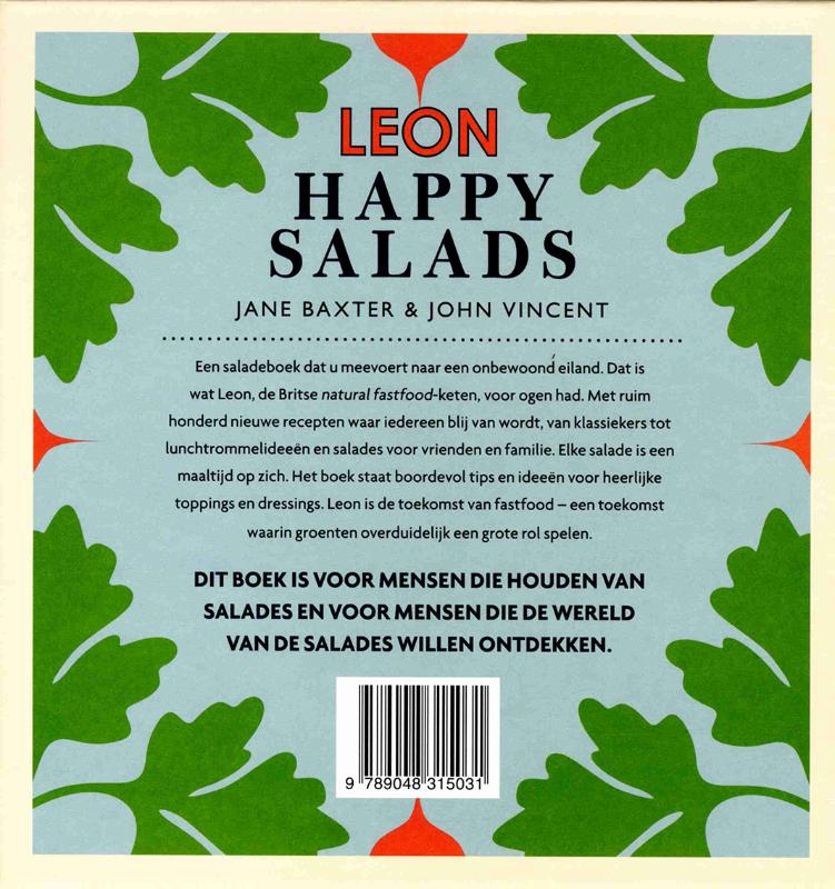 Leon happy salads achterkant