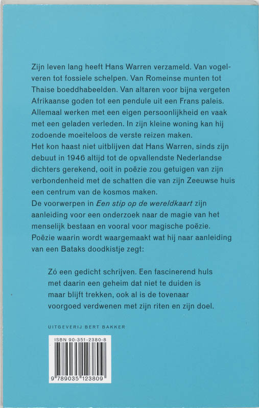 Een Stip Op De Wereldkaart achterkant