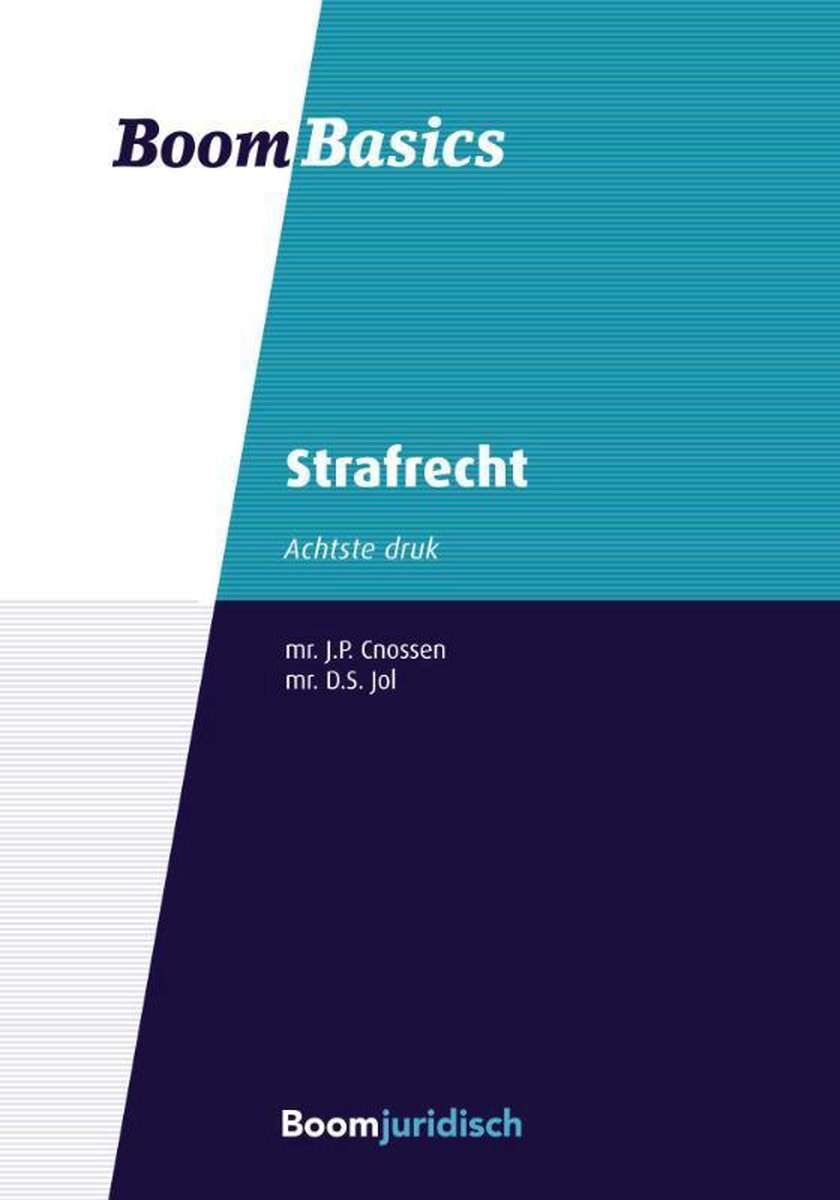 J.P. Cnossen Strafrecht / Boom Basics thumbnail