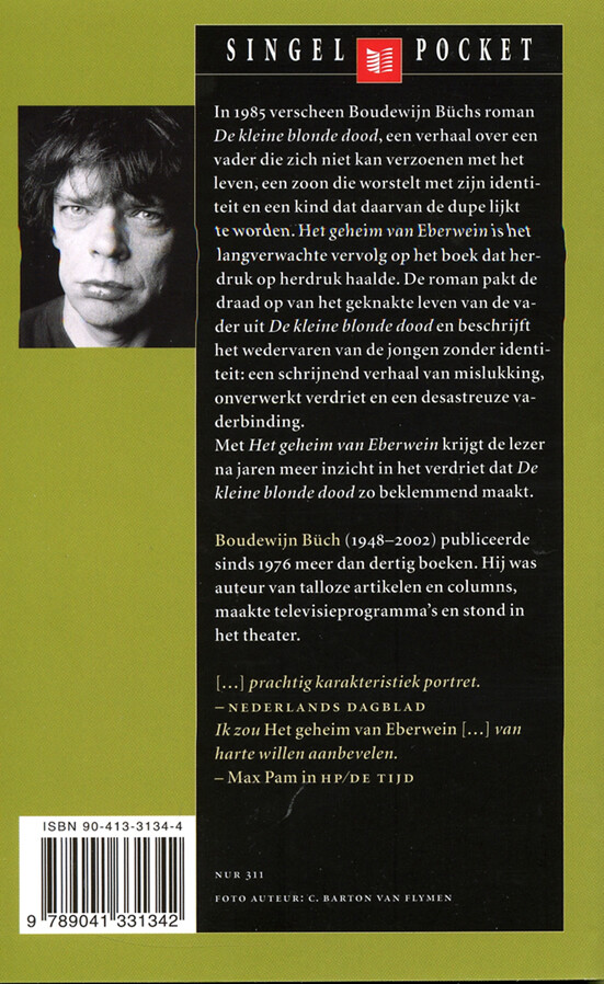 Het geheim van Eberwein / Singel pockets achterkant