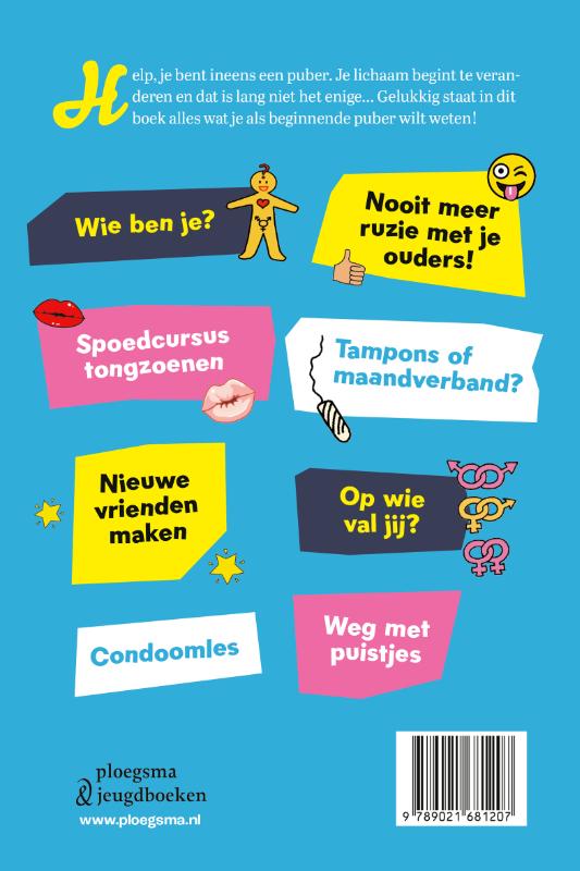 Het puberboek achterkant