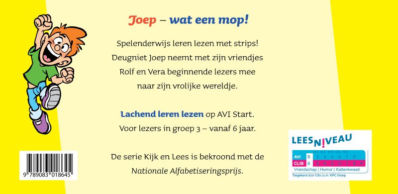 Joep / wat een mop! / Kijk en Lees achterkant