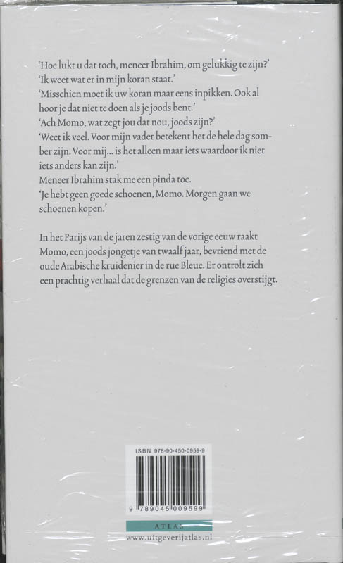 Meneer Ibrahim en de bloemen van de koran / Cyclus van het onzichtbare / 2 Meneer Ibrahim en de bloemen van de koran / Cyclus van het onzichtbare / 2 achterkant