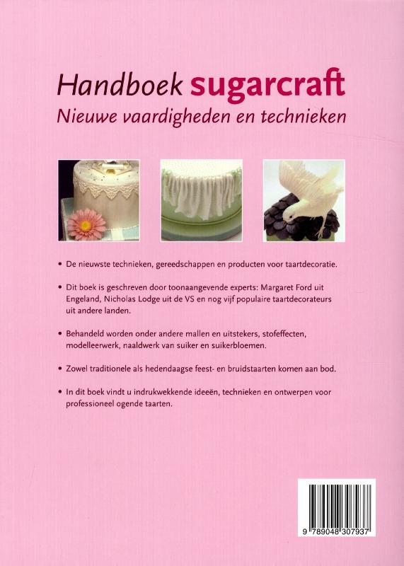 Handboek sugarcraft, nieuwe vaardigheden en technieken achterkant